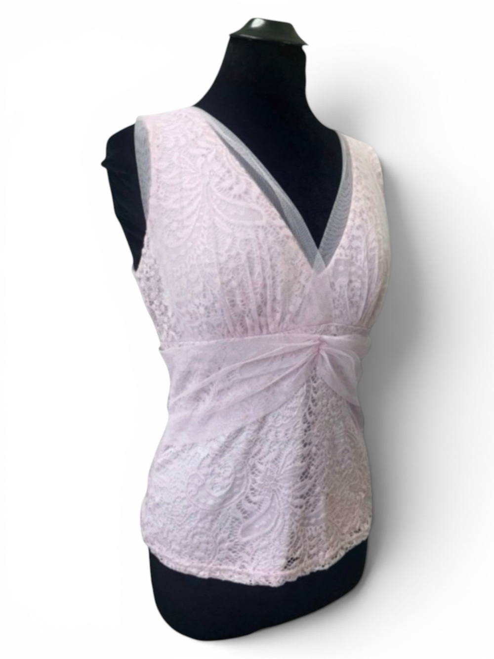 Y2K Venus Purple Lace Mesh Babydoll Top